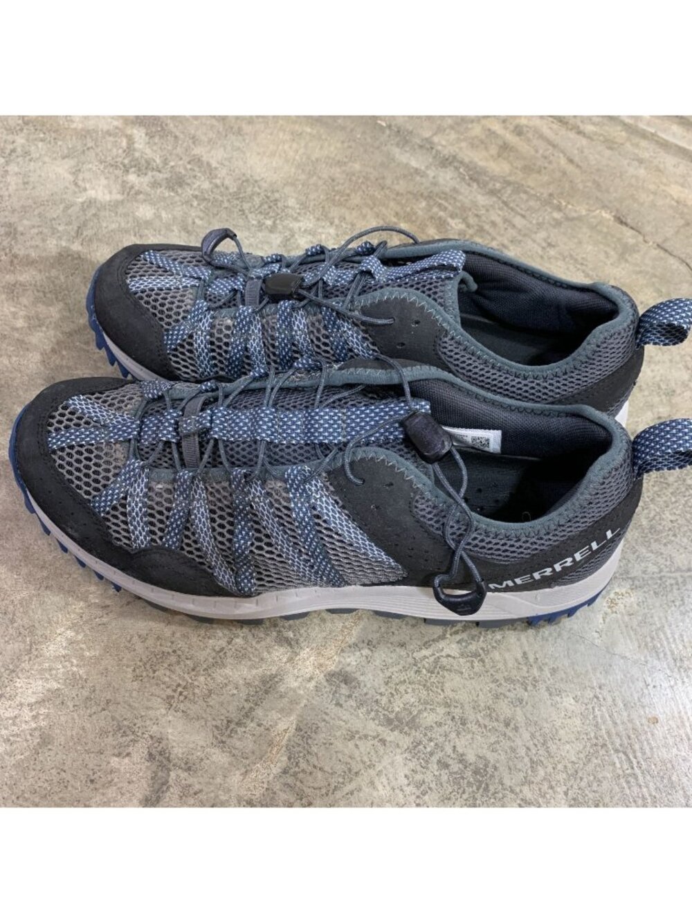 NWB Merrell Men's 11 USA Wildwood Aerosport Hiking Shoes Gray Mesh Lightweight